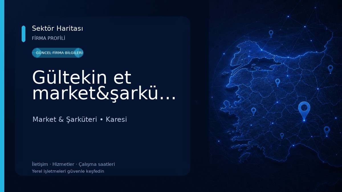 Gültekin et market&şarküteri Market & Şarküteri