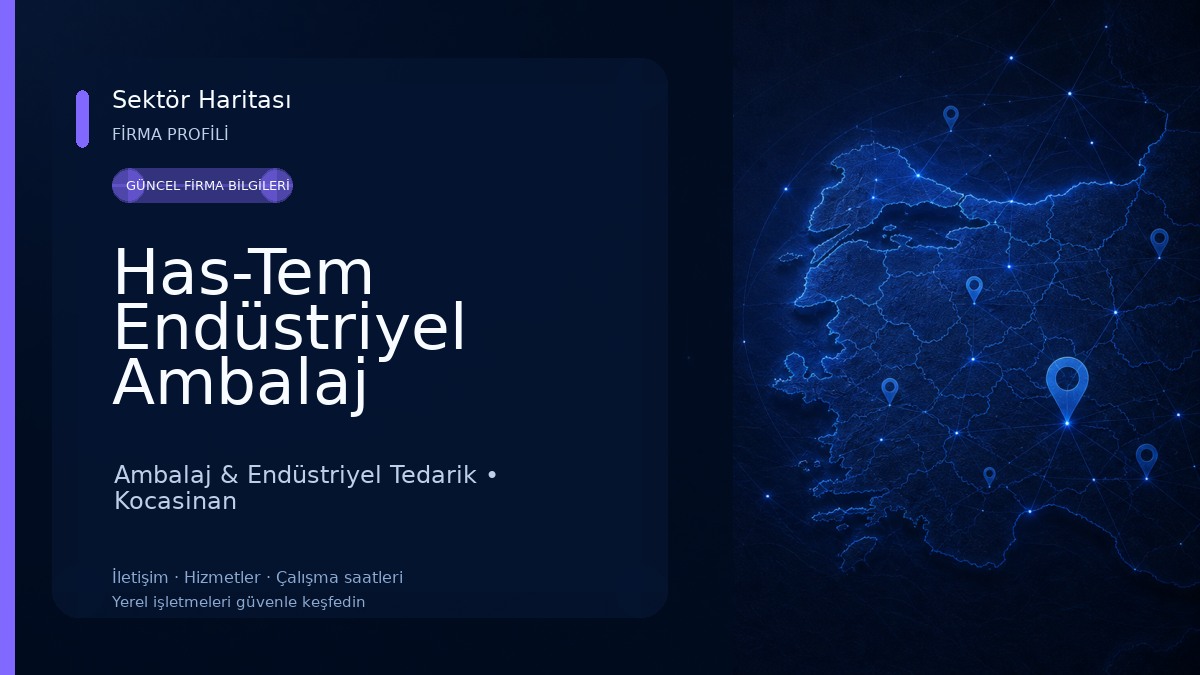 Has-Tem Endüstriyel Ambalaj Ambalaj & Endüstriyel Tedarik