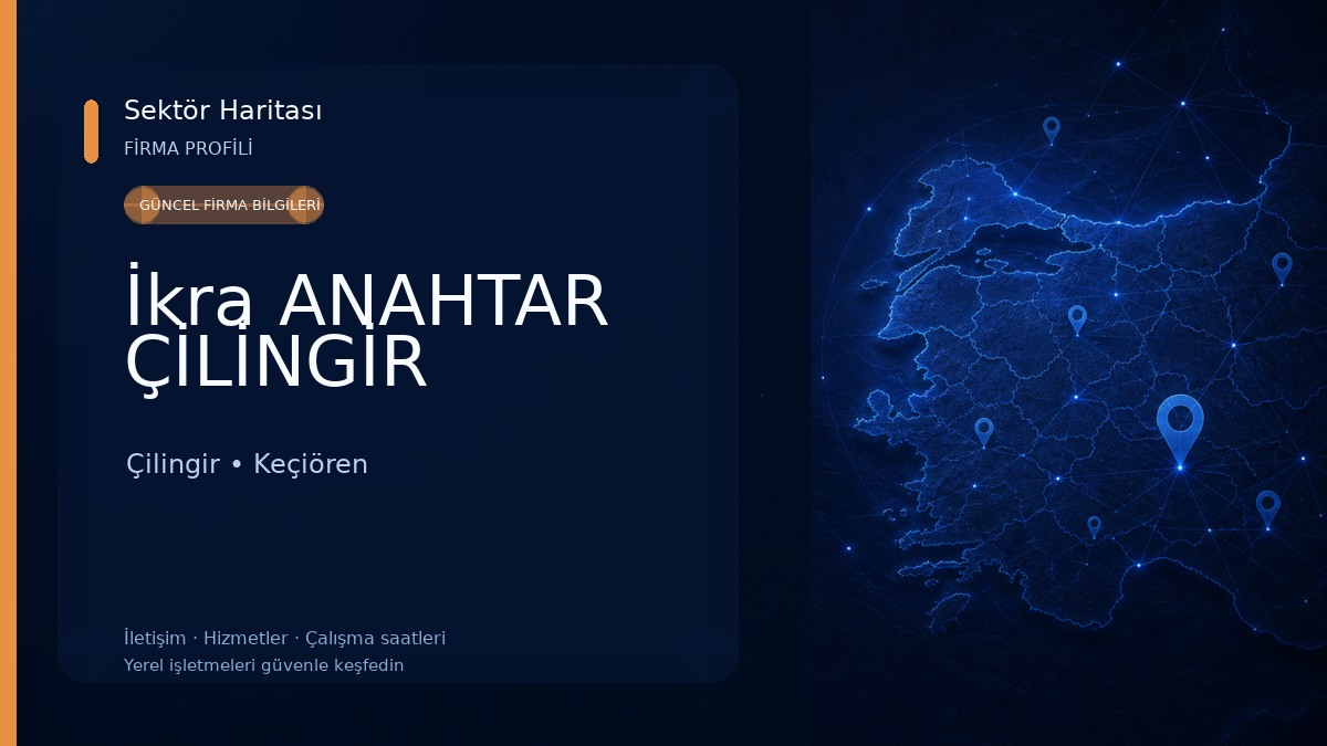 İkra ANAHTAR ÇİLİNGİR Çilingir