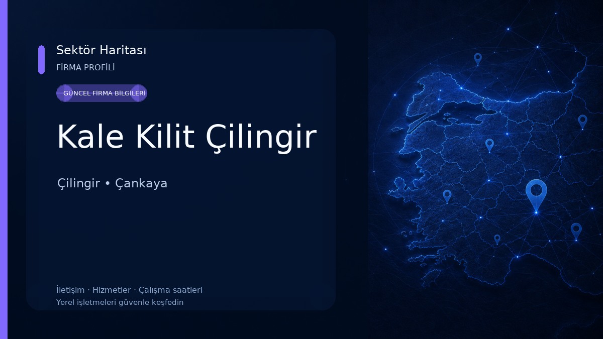 Kale Kilit Çilingir Çilingir