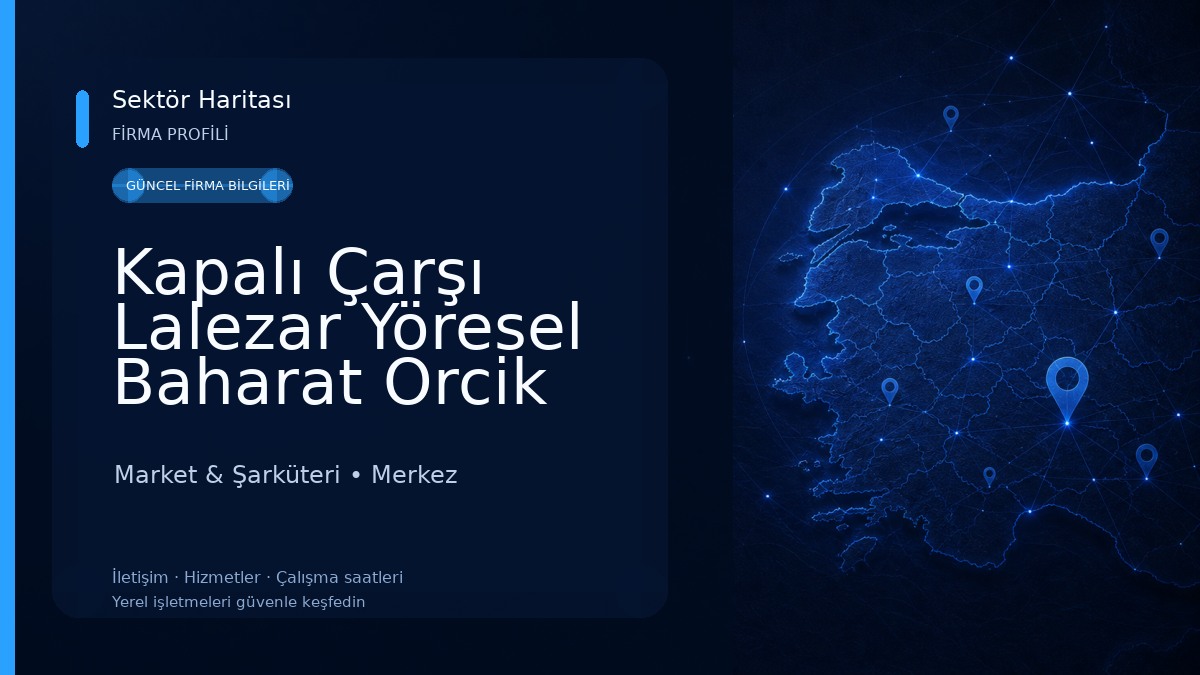 Kapalı Çarşı Lalezar Yöresel Baharat Orcik Şarküteri manav Market & Şarküteri