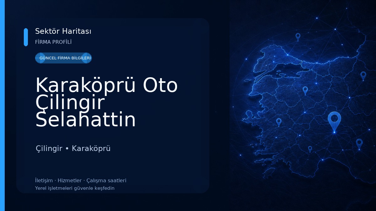 Karaköprü Oto Çilingir Selahattin 