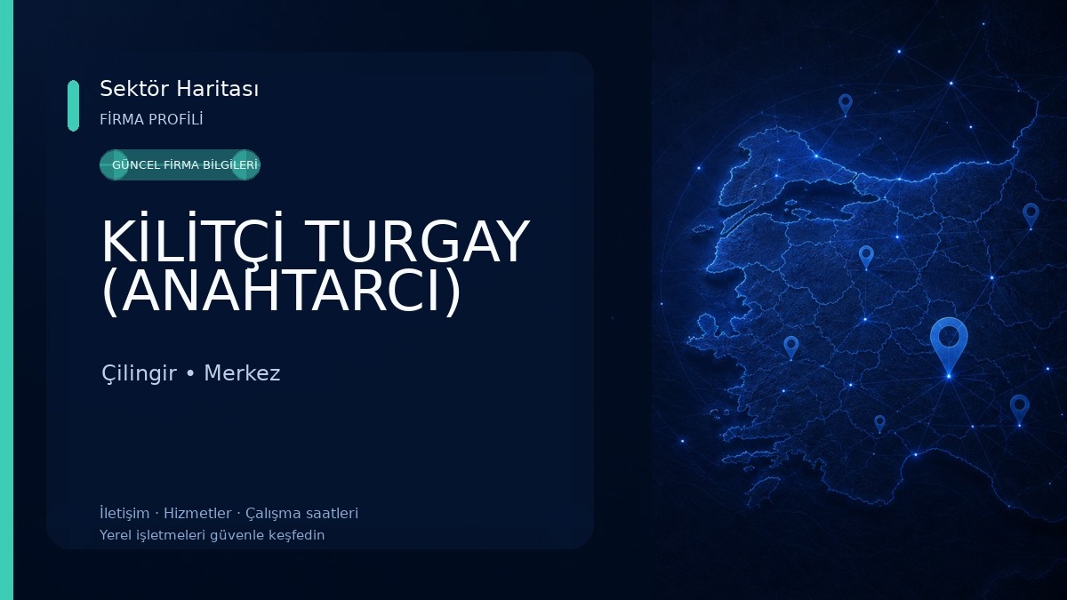 KİLİTÇİ TURGAY (ANAHTARCI) 