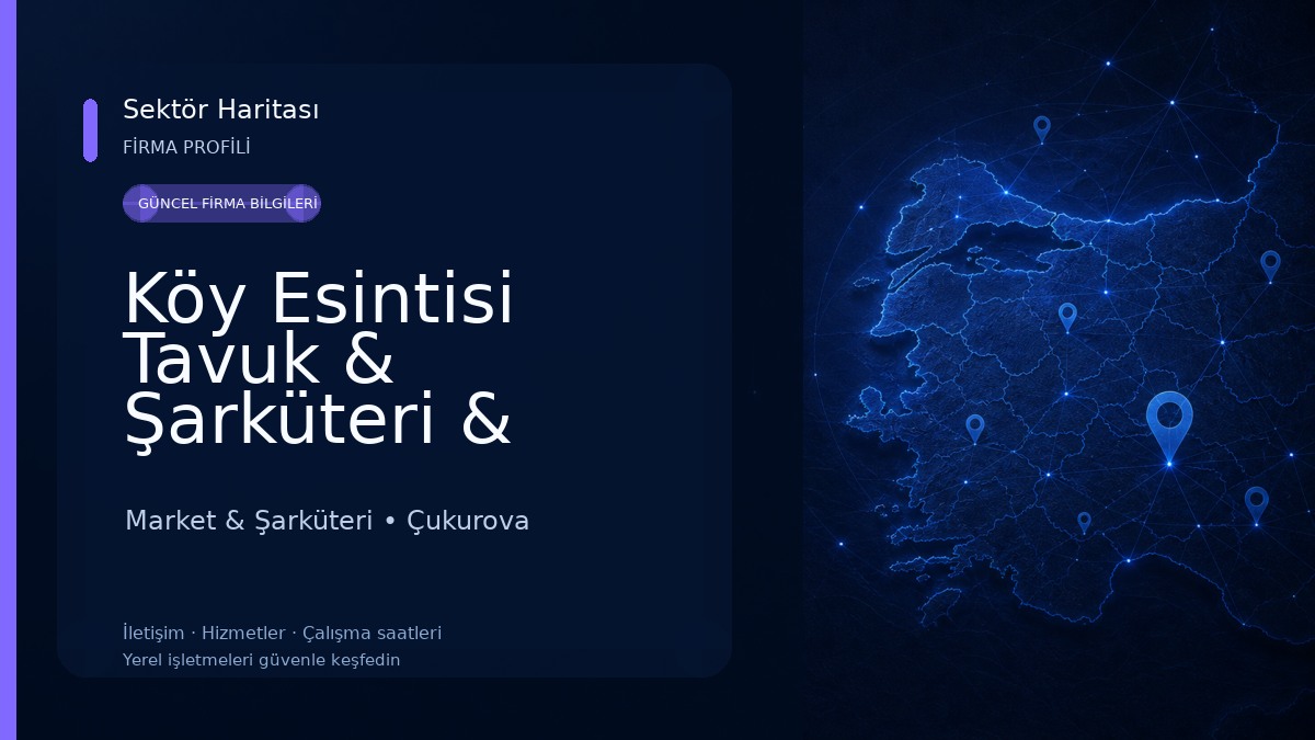 Köy Esintisi Tavuk & Şarküteri & Manav & Kasap Market & Şarküteri