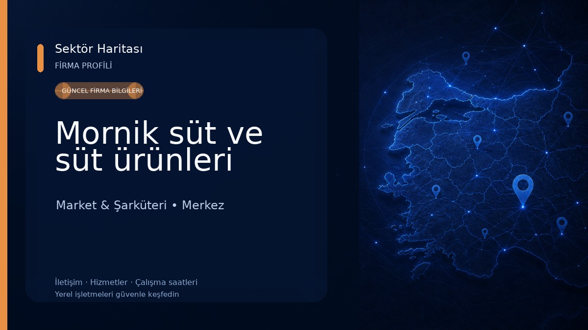 Mornik süt ve süt ürünleri Market & Şarküteri