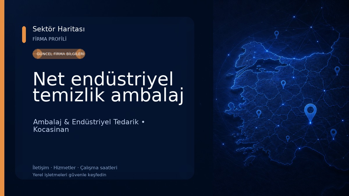 Net endüstriyel temizlik ambalaj Ambalaj & Endüstriyel Tedarik
