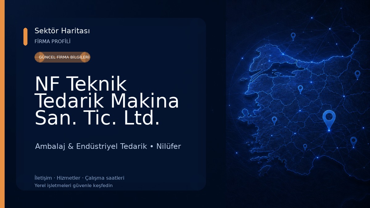 NF Teknik Tedarik Makina San. Tic. Ltd. Şti. Ambalaj & Endüstriyel Tedarik