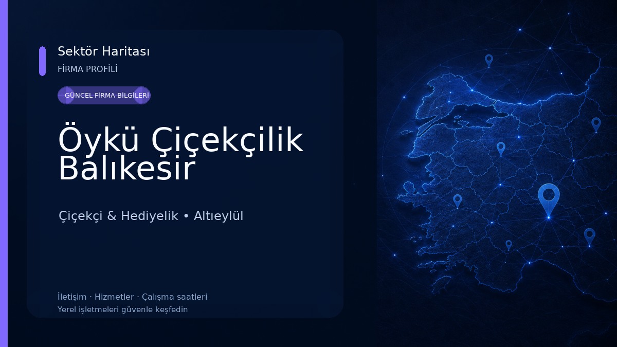 Öykü Çiçekçilik Balıkesir 