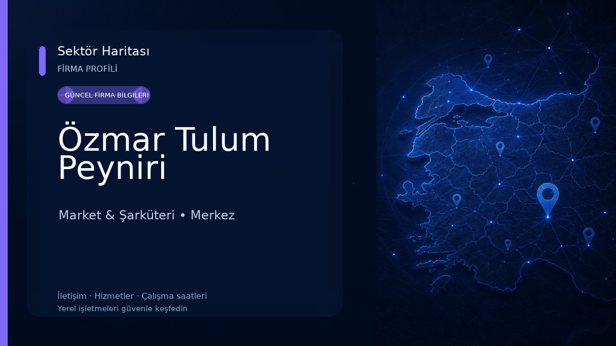 Özmar Tulum Peyniri Market & Şarküteri
