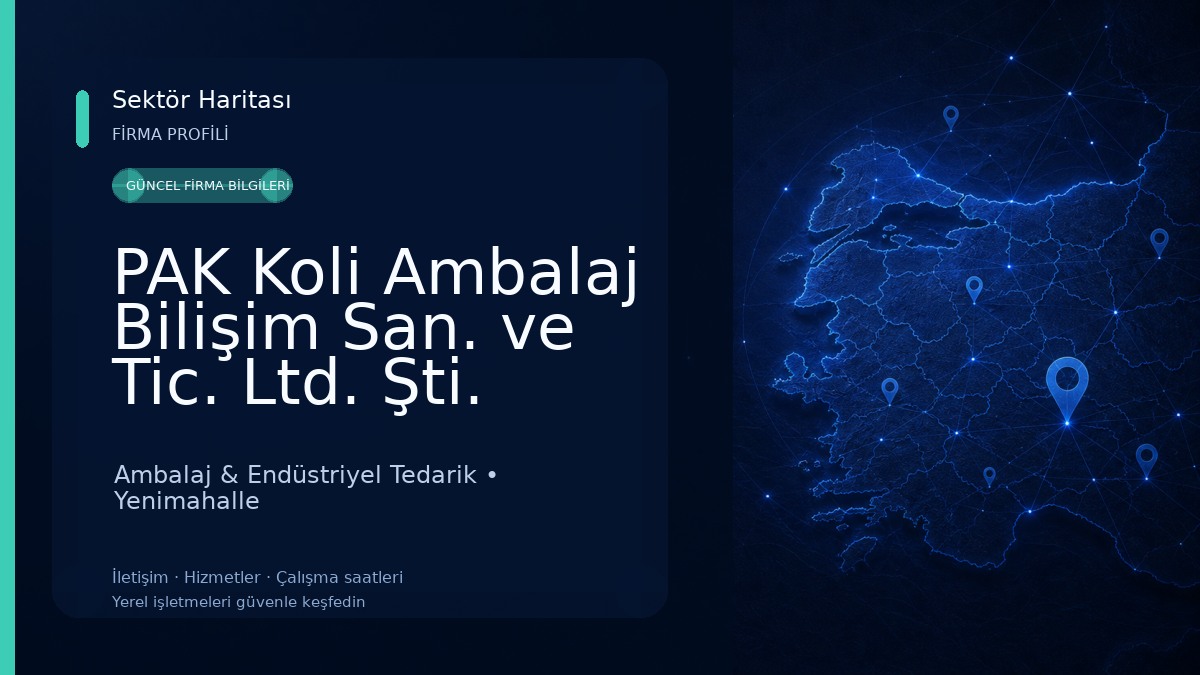 PAK Koli Ambalaj Bilişim San. ve Tic. Ltd. Şti. Ambalaj & Endüstriyel Tedarik