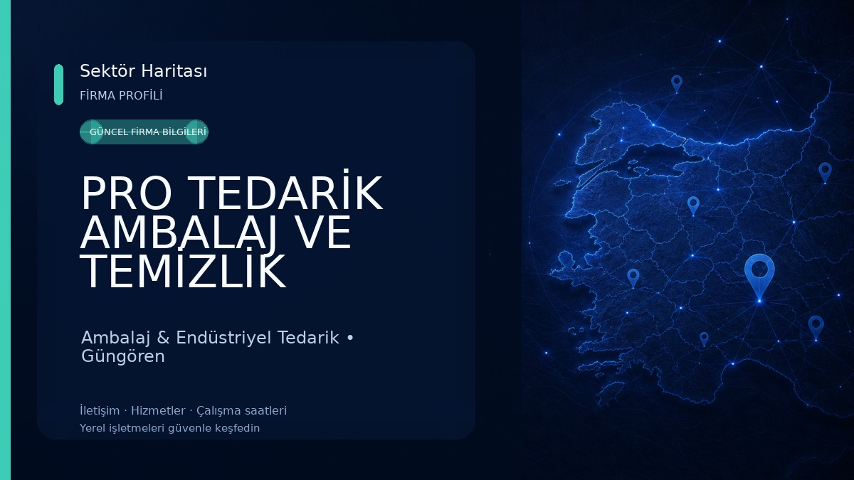 PRO TEDARİK AMBALAJ VE TEMİZLİK MALZEMELERİ