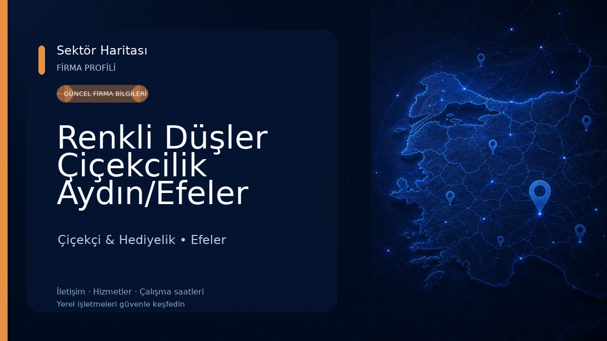 Renkli Düşler Çiçekcilik Aydın/Efeler 