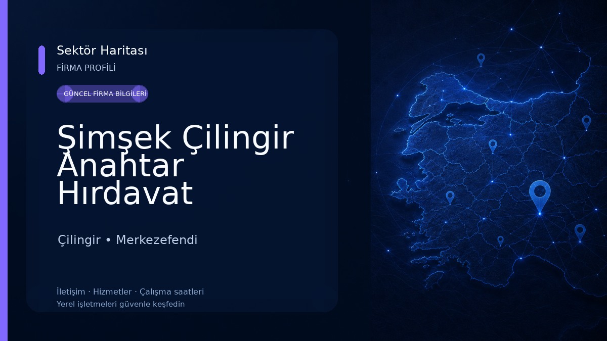 Şimşek Çilingir Anahtar Hırdavat Çilingir