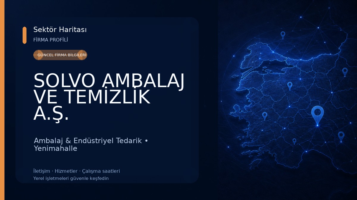 SOLVO AMBALAJ VE TEMİZLİK A.Ş. Ambalaj & Endüstriyel Tedarik