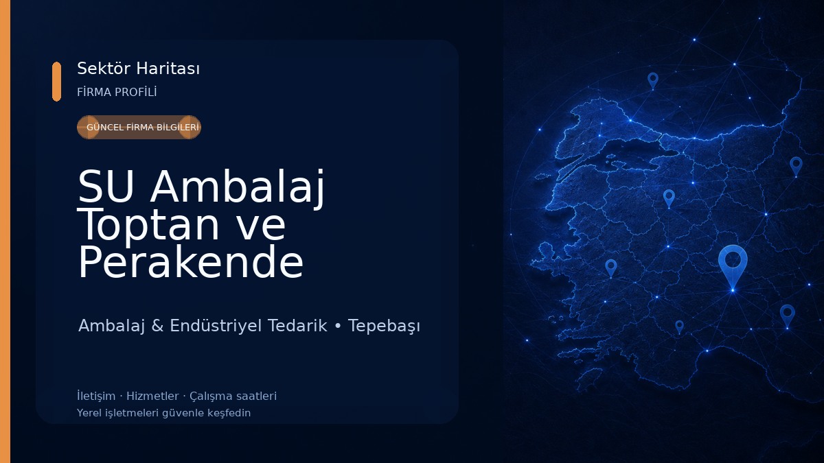 SU Ambalaj Toptan ve Perakende Ambalaj & Endüstriyel Tedarik