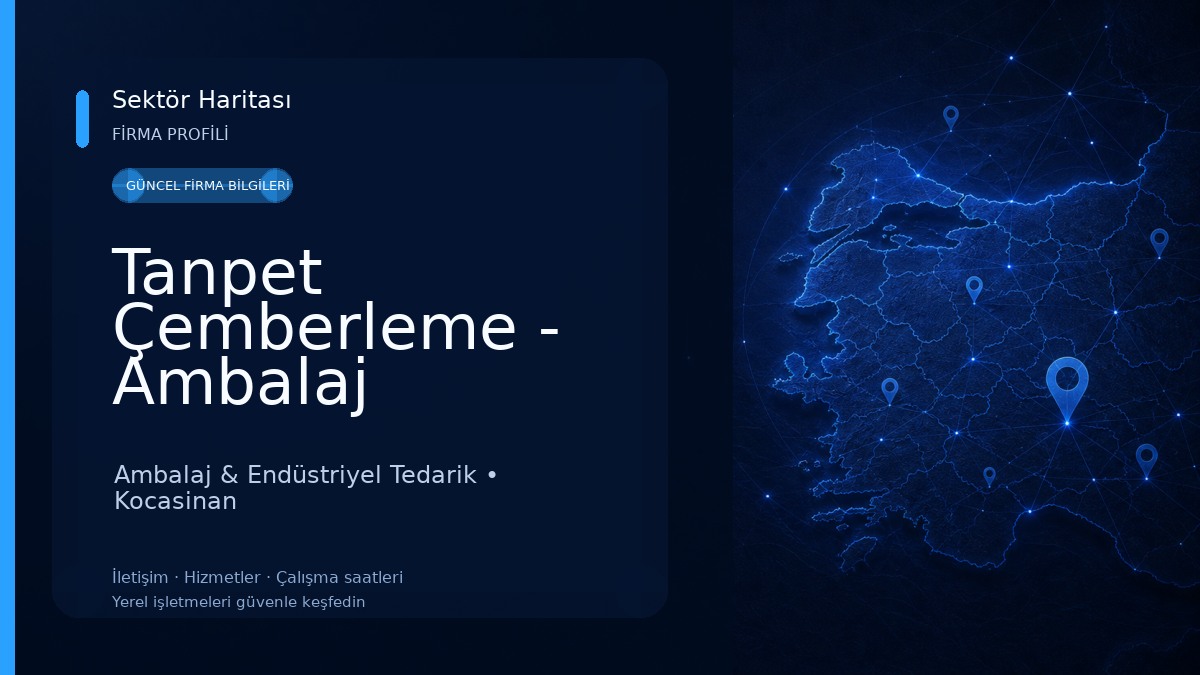Tanpet Çemberleme - Ambalaj Paketleme Malzemeleri Ambalaj & Endüstriyel Tedarik