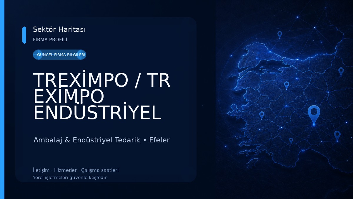 TREXİMPO / TR EXİMPO ENDÜSTRİYEL AMBALAJ MALZEMELERİ Ambalaj & Endüstriyel Tedarik