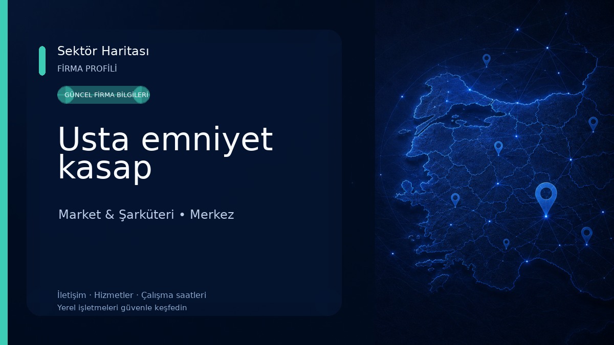 Usta emniyet kasap Market & Şarküteri
