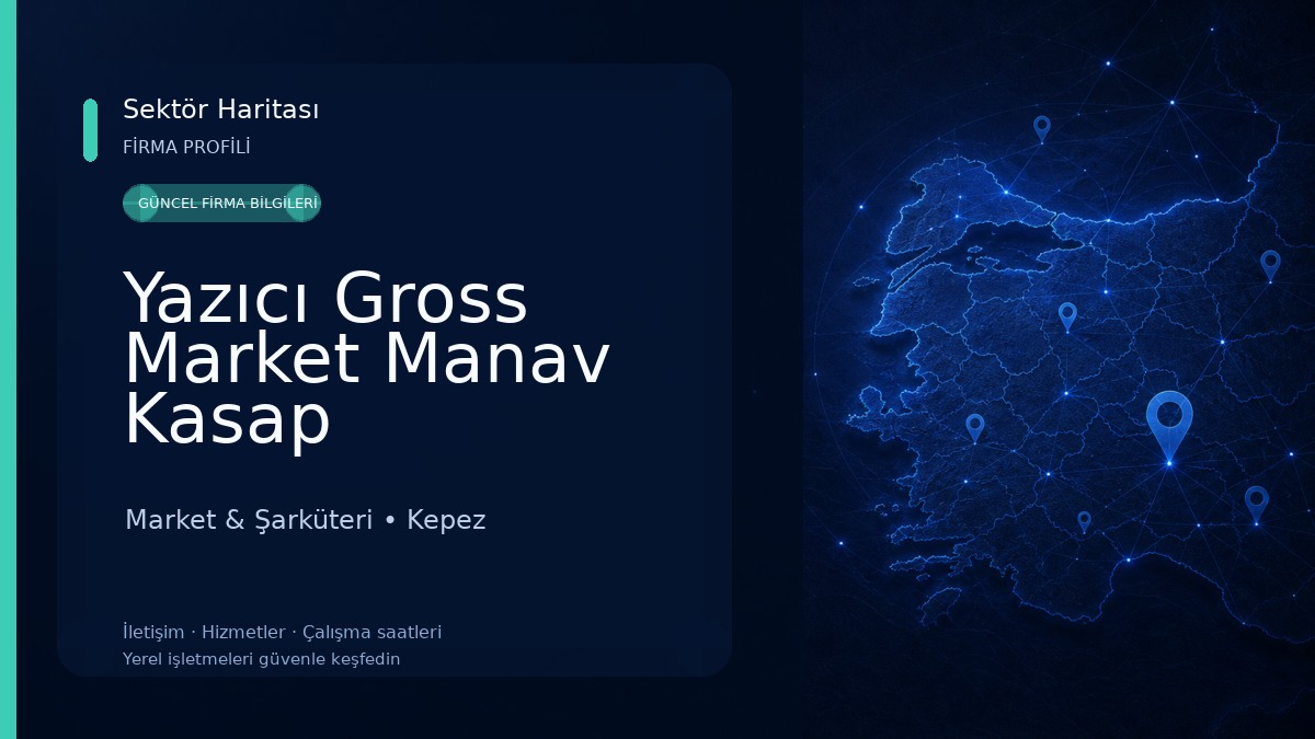 Yazıcı Gross Market Manav Kasap Market & Şarküteri